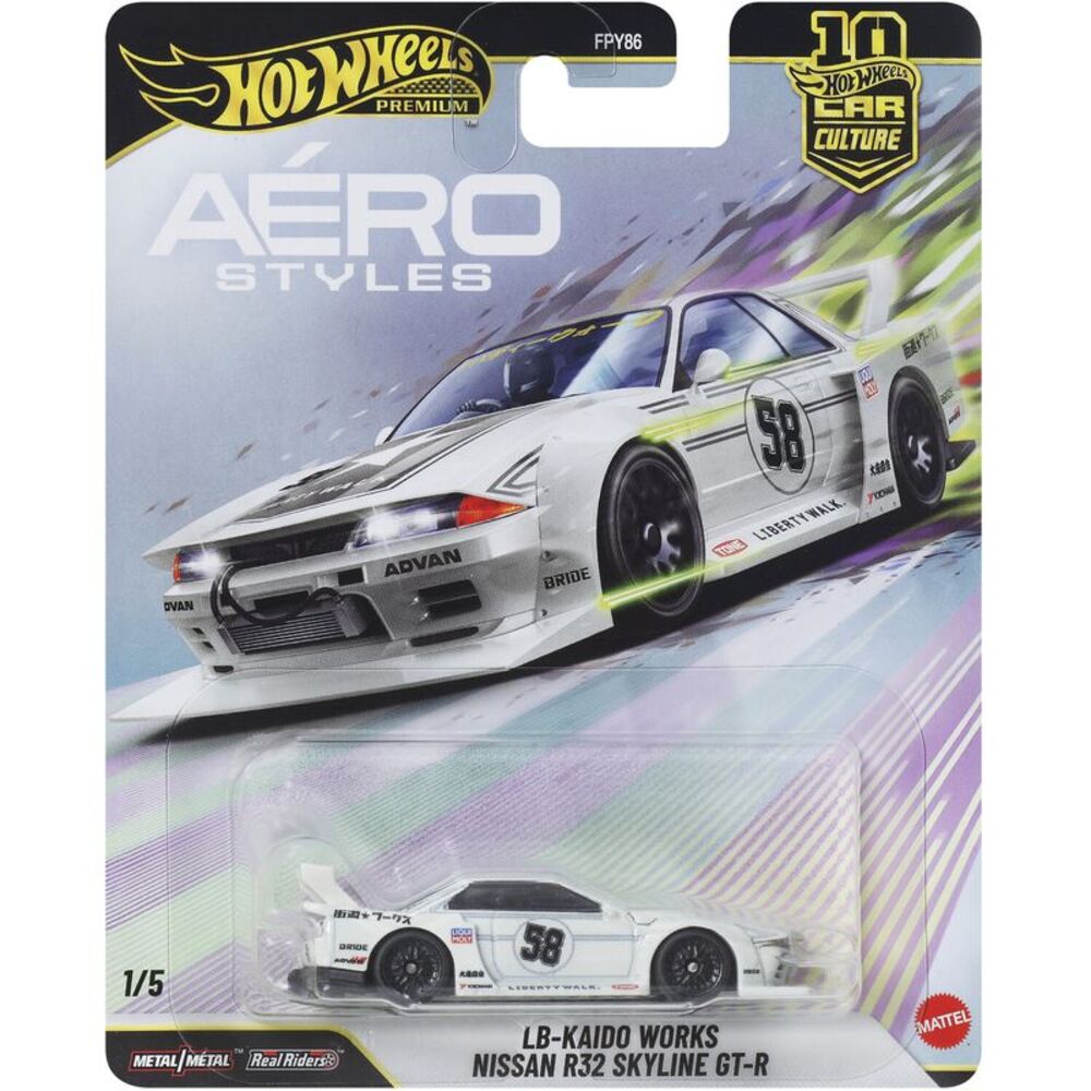 Hot Wheels Premium: Aéro Styles LB- Kaido Works Nissan R32 Skyline GT-R